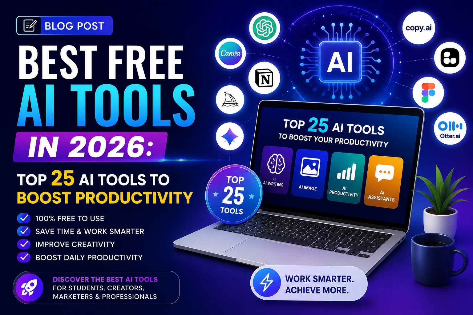 Best Free AI Tools in 2026 Banner